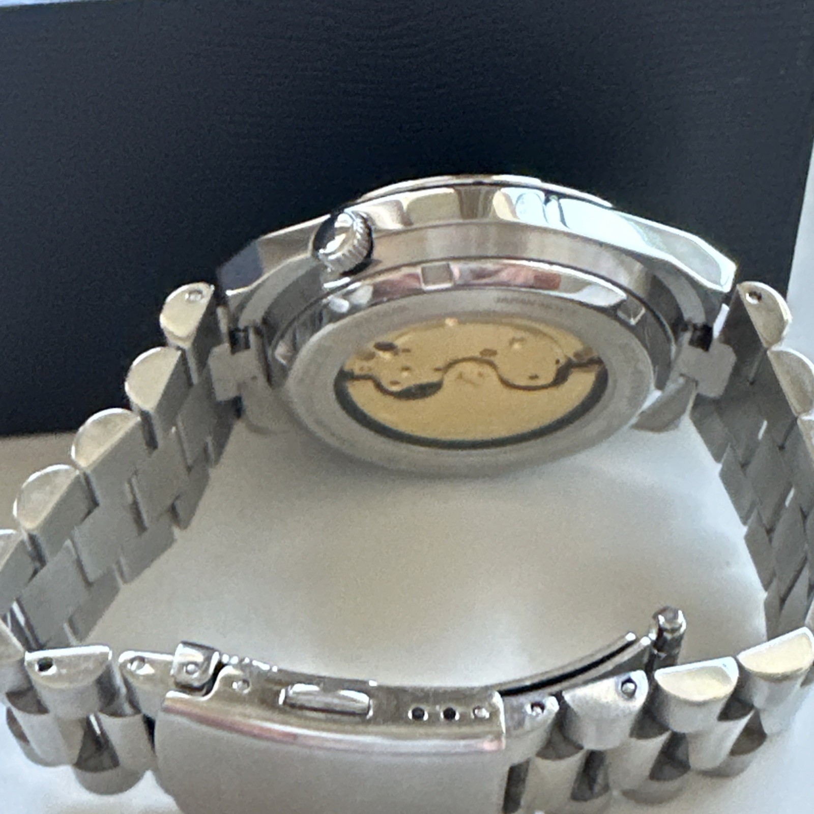 Citizen Unisex’s Tsuyosa Date Window Silver Automatic Watch 37MM NJ0200-50M