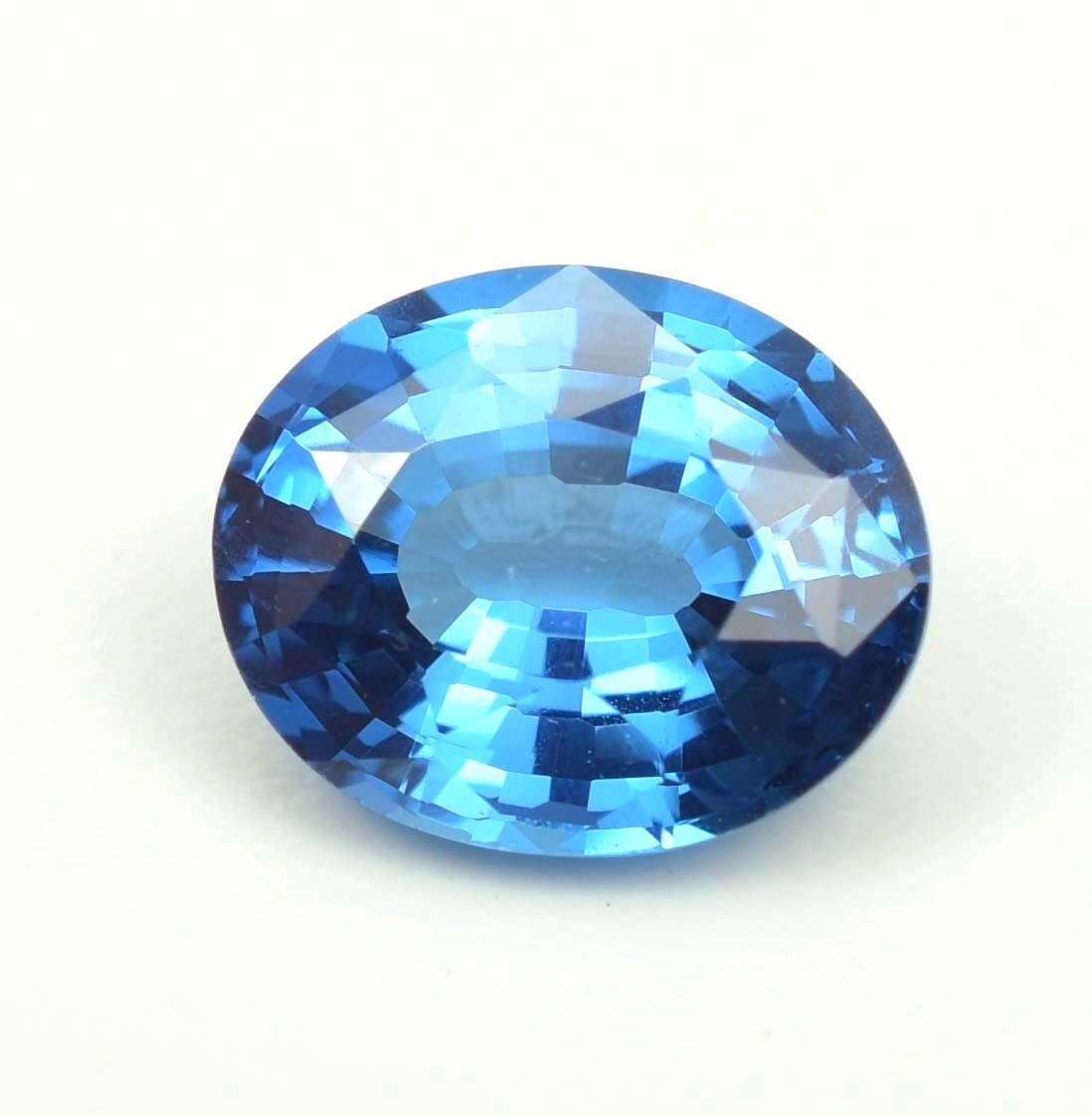 AAA 5.90 Ct Natural Flawless Transparent Blue Tourmaline Oval Cut Loose Gemstone