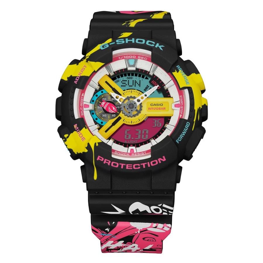 CASIO G-Shock GA-110LL-1AJR League Of Legends JINX Digital & Analog Watch New