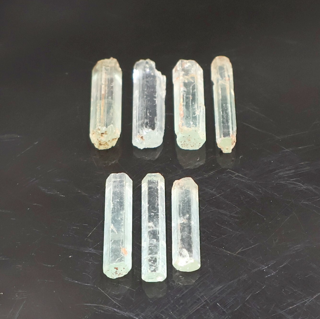 Raw Blue Aquamarine Pencil Rough Lot, March Birthstone, Blue Aquamarine Rough