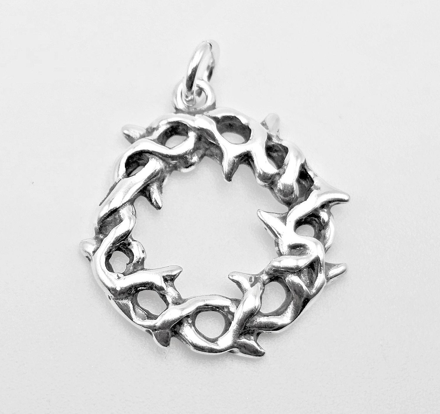 Sterling Silver Crown of Thorns Charm