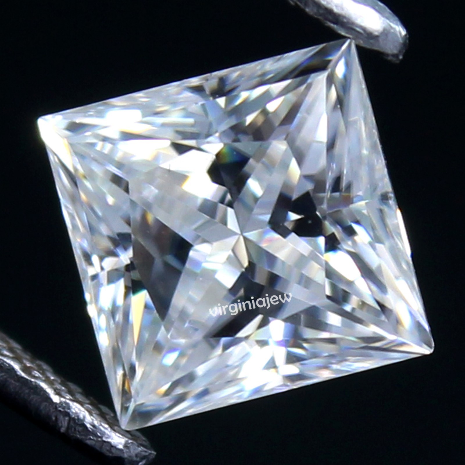 Natural 1.75 Ct DE Color VVS1 Excellent Cut 7.00 MM Princess Loose White Diamond