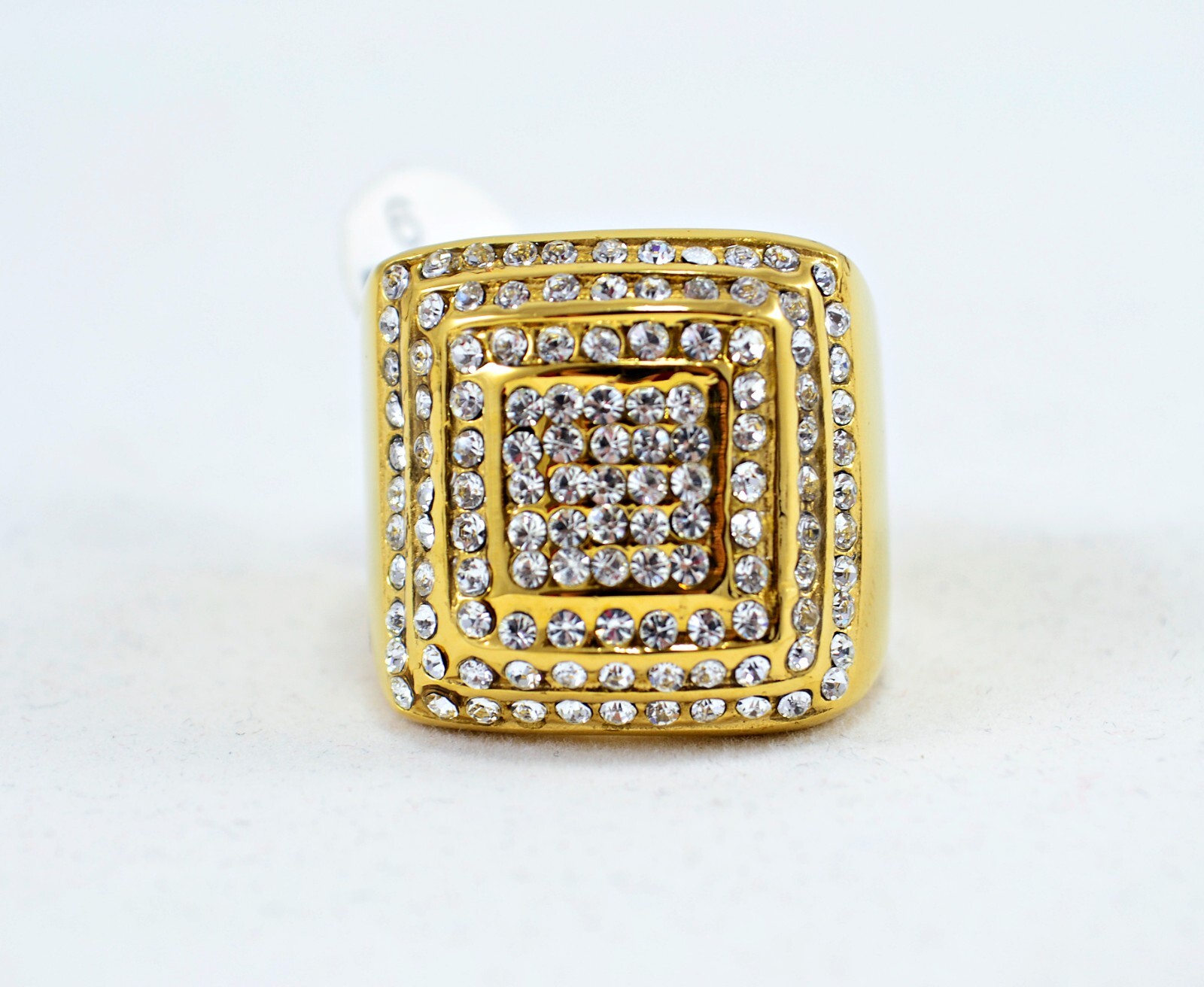 Big Man’s 14K GOLD FINISH Tone CZ RING SIZE (7-12)