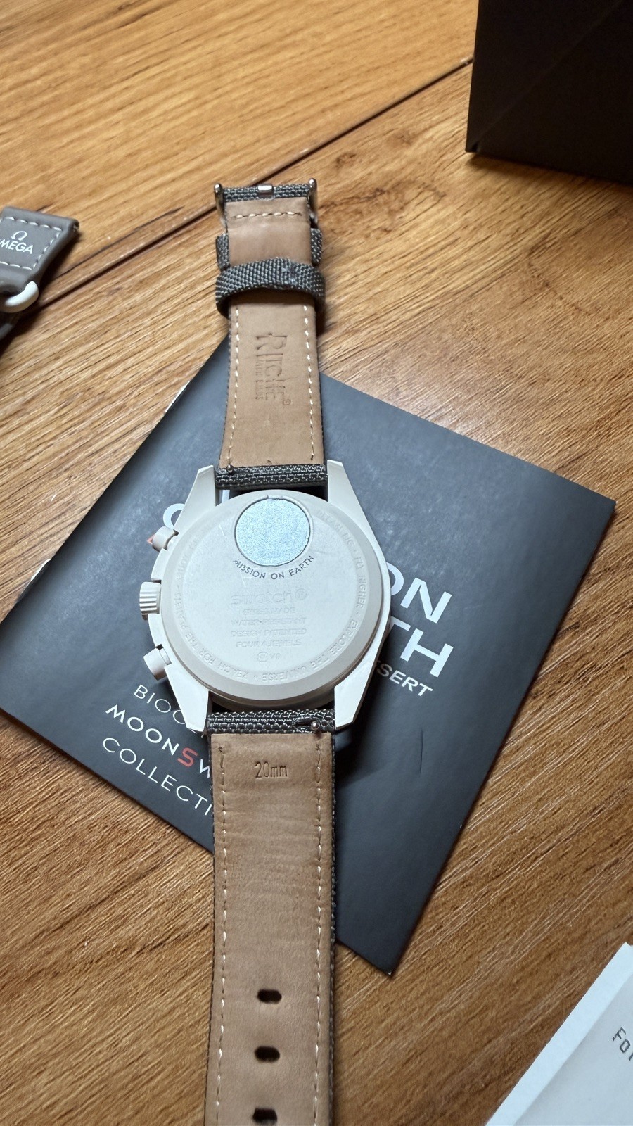 OMEGA x Swatch MoonSwatch Mission on Earth Desert Chronograph Quartz Watch