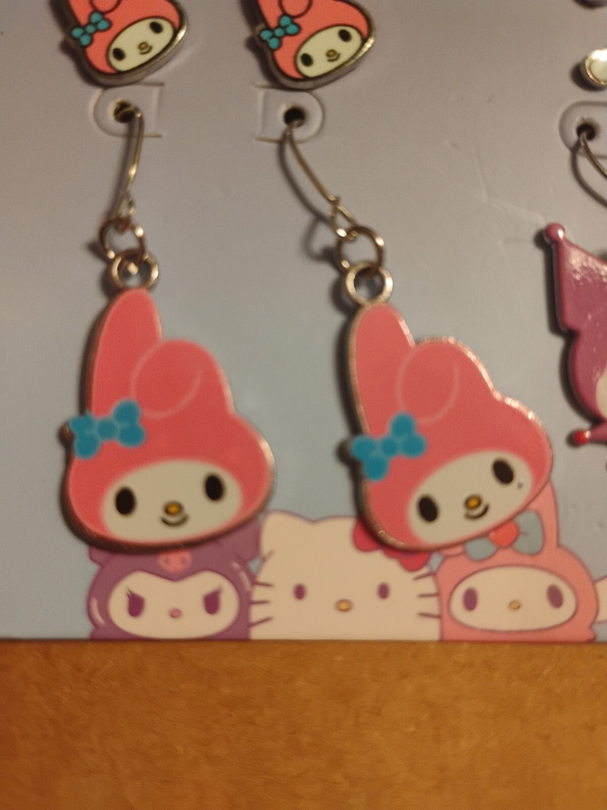 Hello Kitty And Friends Earrings 6 Pair My Melody Cinnamaroll Kuromi Claire’s