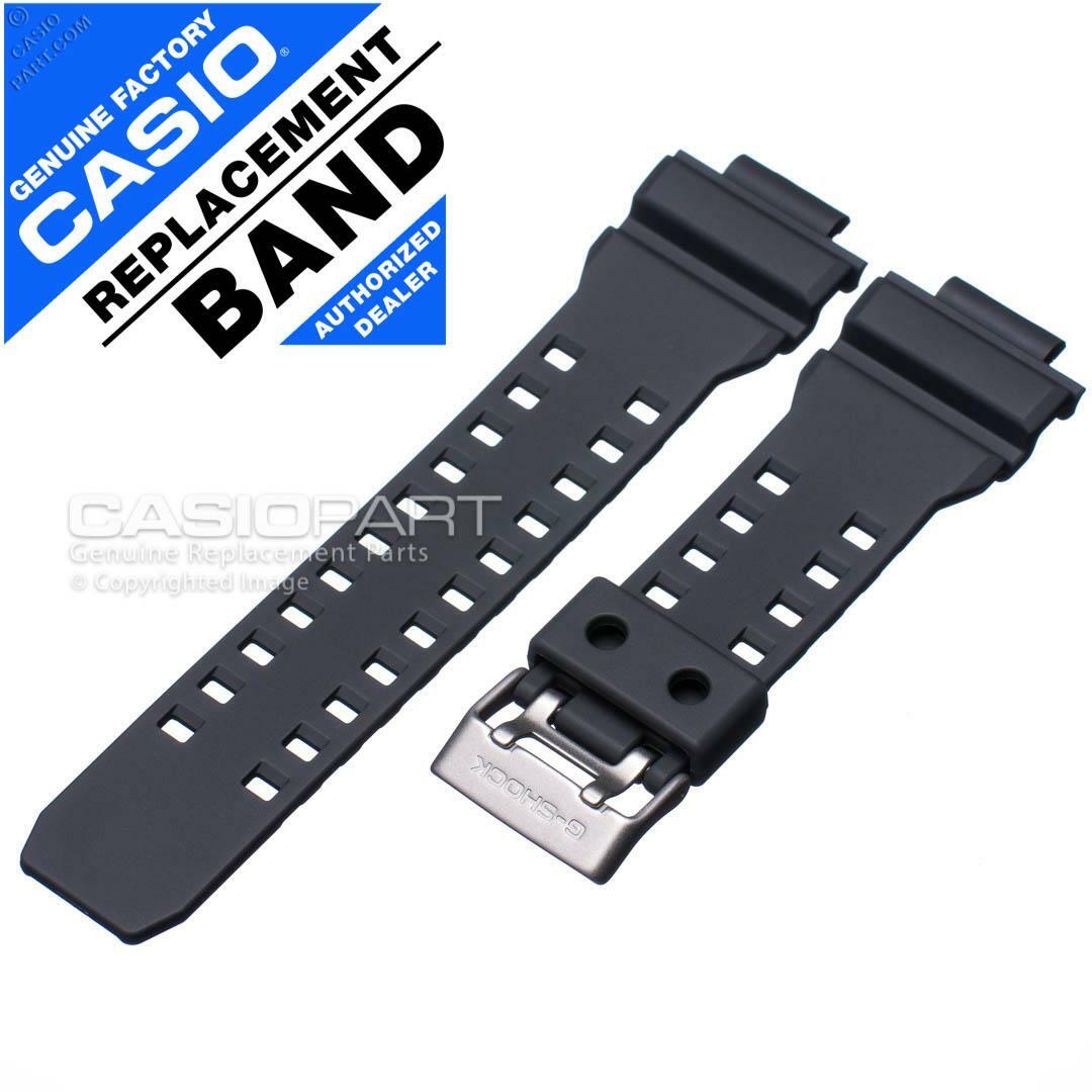 Genuine Casio Watch Band for G-Shock GD-350 GD-350-8 GD350 Grey Rubber Strap