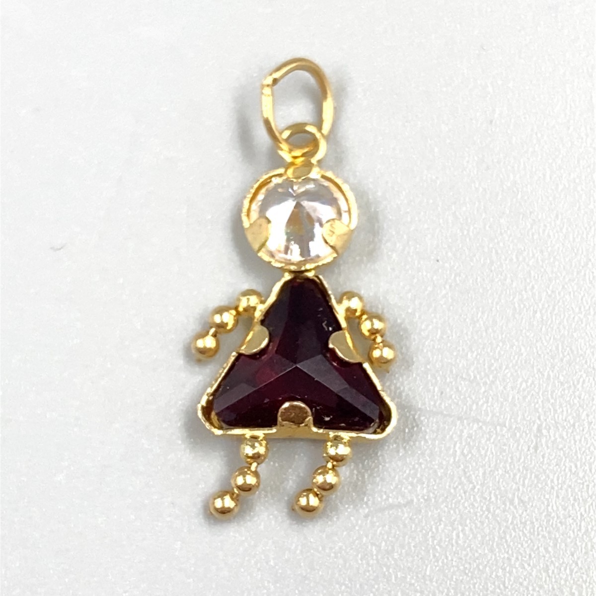 Cubic Zirconia 14K Yellow Gold 0.5g (EL1123825)