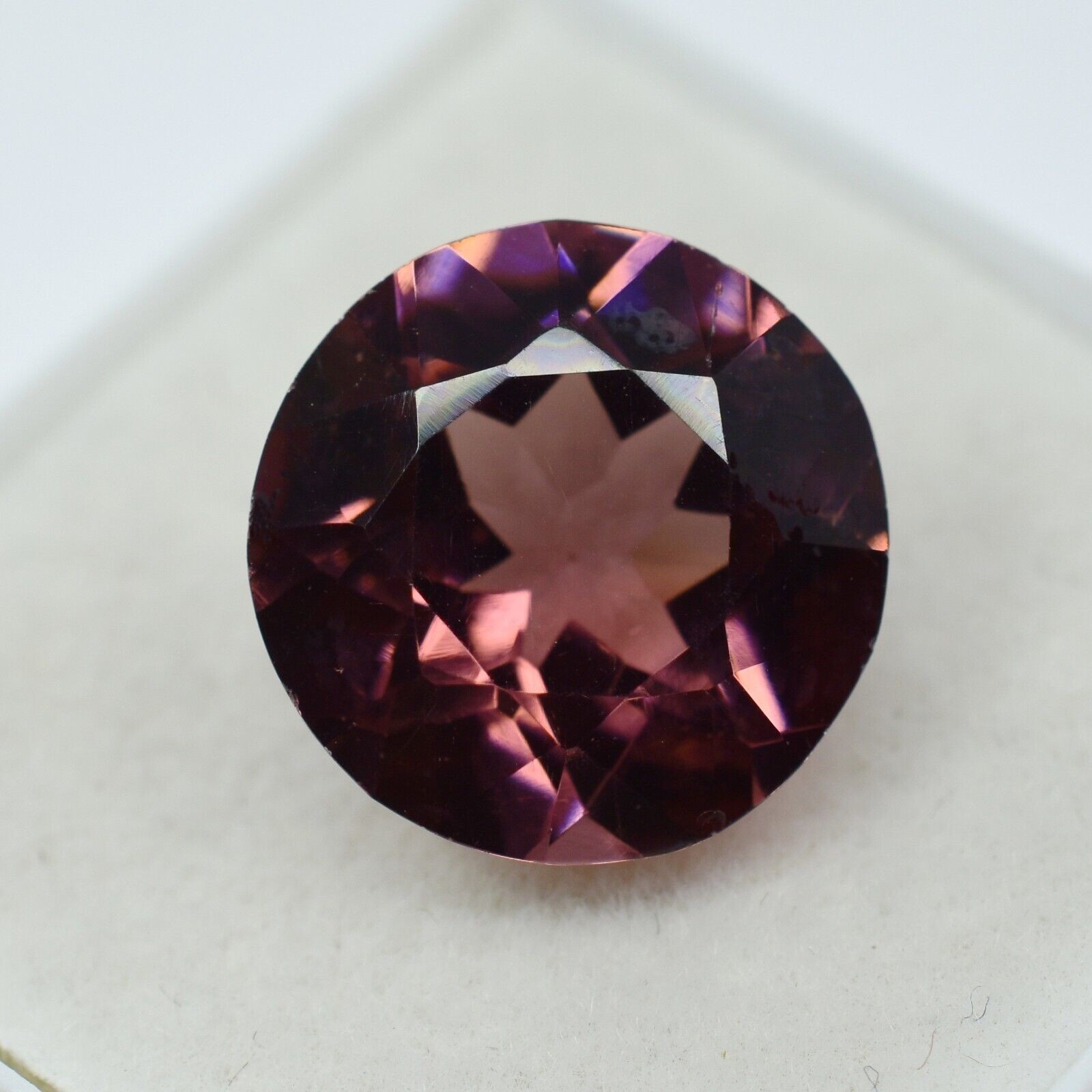 8.30 Ct Natural Padparadscha sapphire Round Shape CERTIFIED Loose Gemstone