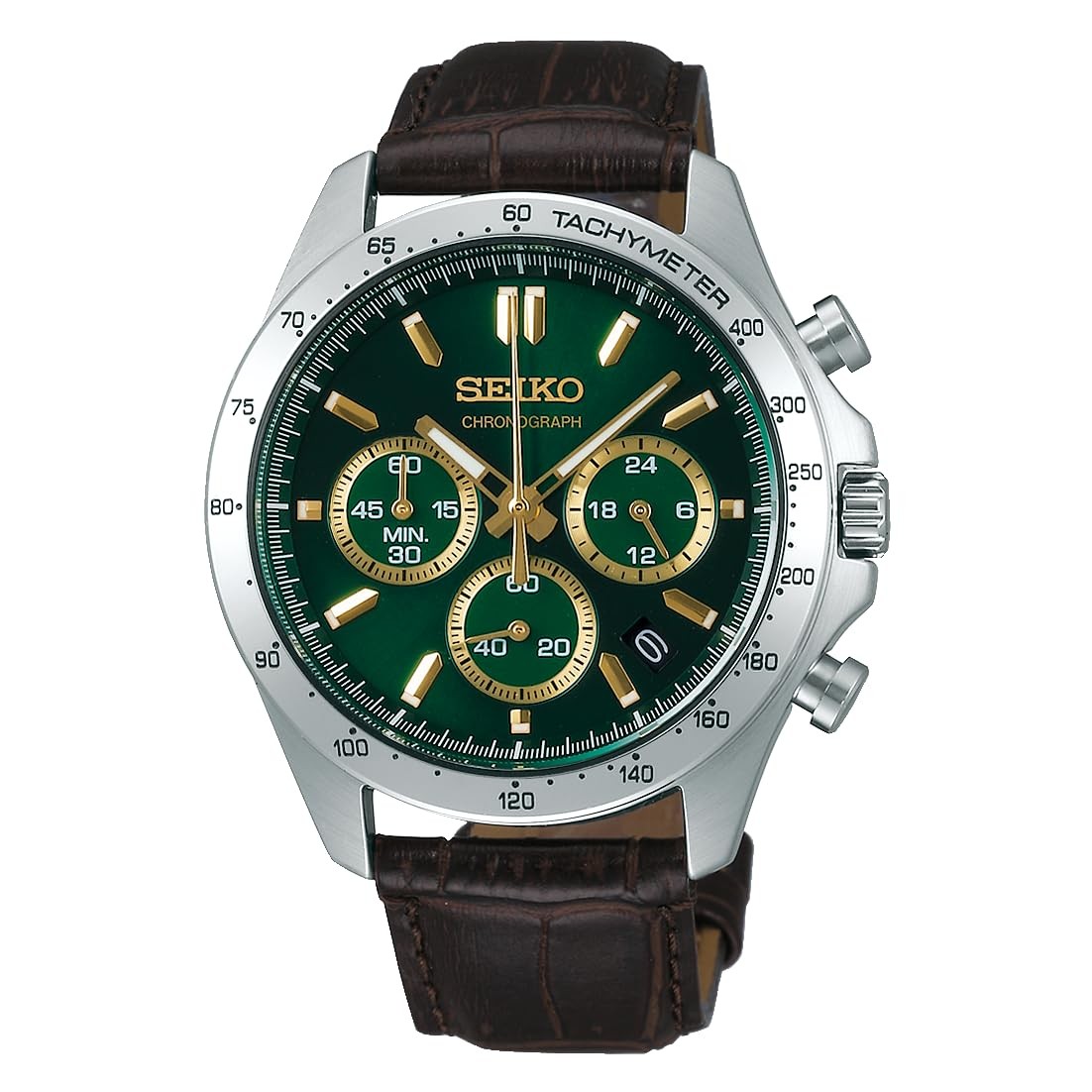 SEIKO Selection SBTR017 Green Dial Chronograph Quartz Men’s Watch JDM Japan