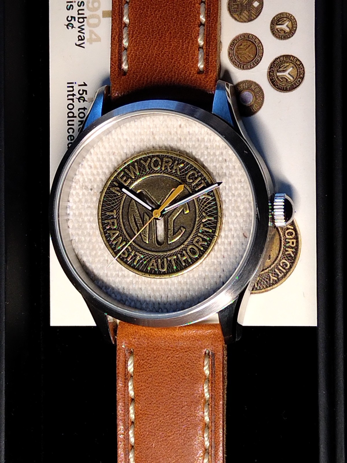 Tokens & Icons NYC TOKEN WATCH FOR MAN