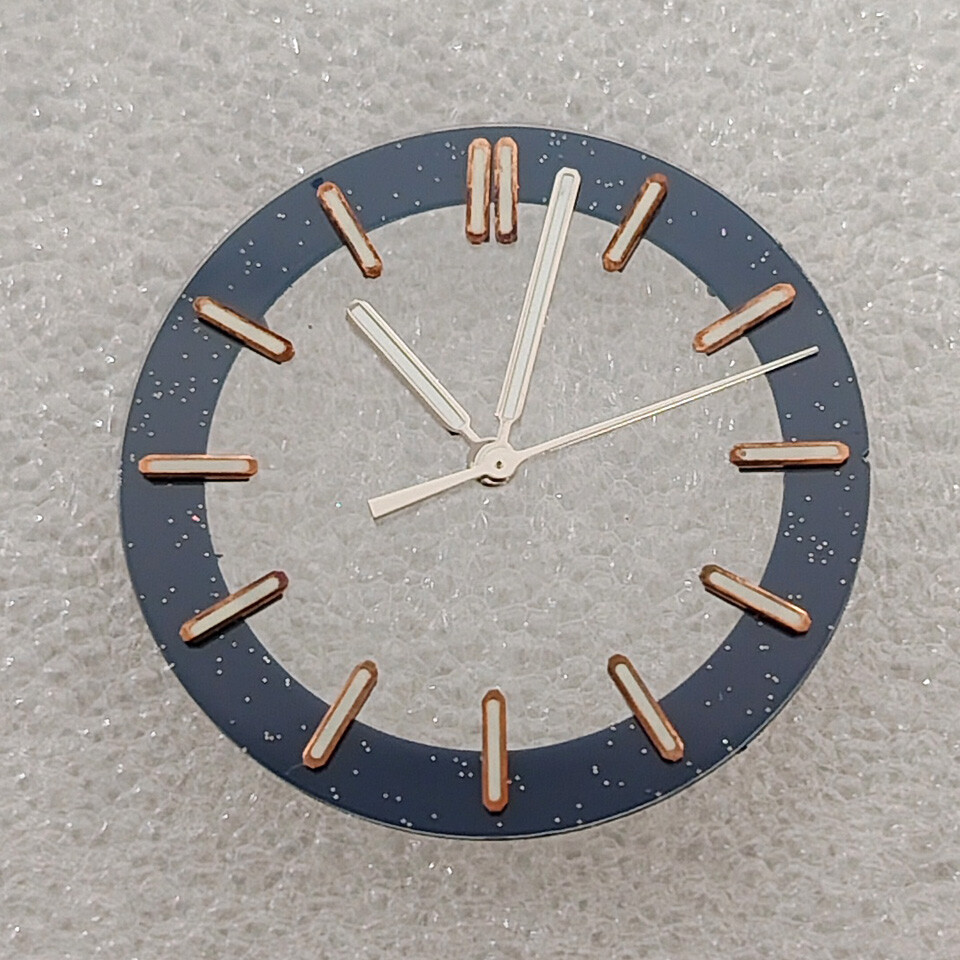 Watch Dial Transparent Skeletonized Star Dial 31.8mm + Hand for NH35/70 Movement