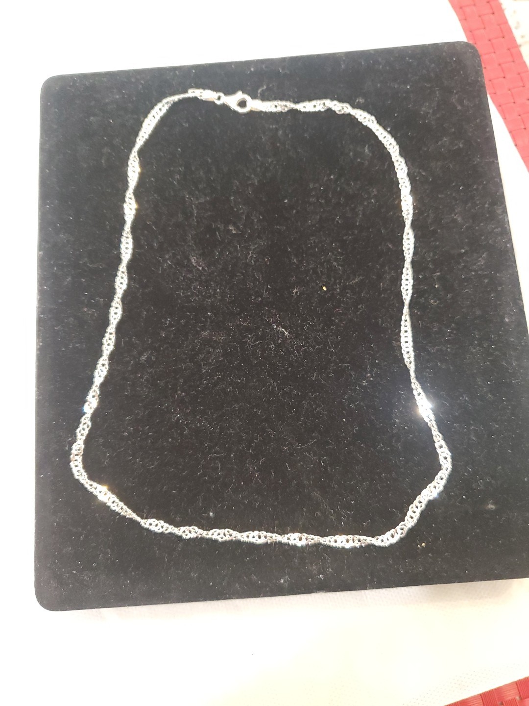 Ultrafine 950 Silver Link Necklace. 20 Inches Long. Great Condition 6.3g