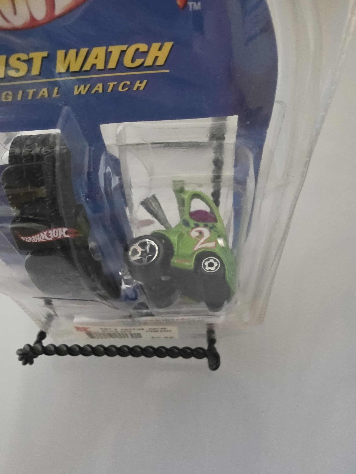 Hot Wheels Race Digital Wrist Watch w/ Hyper Mite Car – Vintage NIB