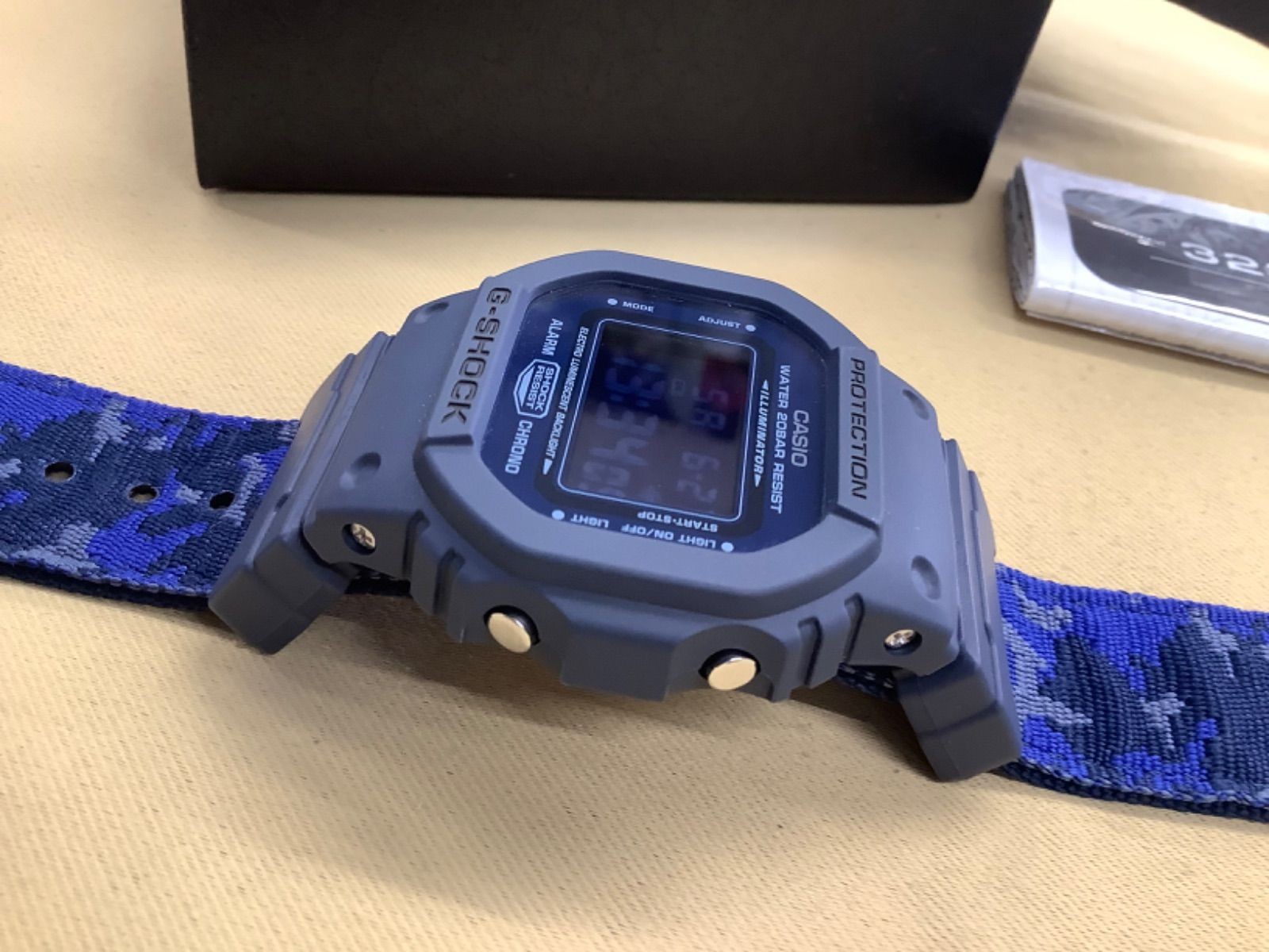 G-SHOCK DW-5600LU-2JF Navy Camouflage