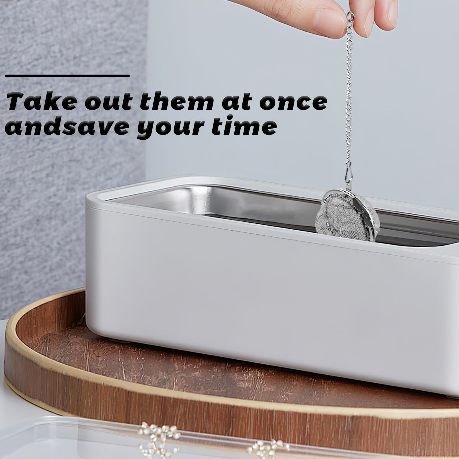 5 Pcs Ultrasonic Cleaner Basket, Stainless Steel Basket for Ultrasonic, Stain…