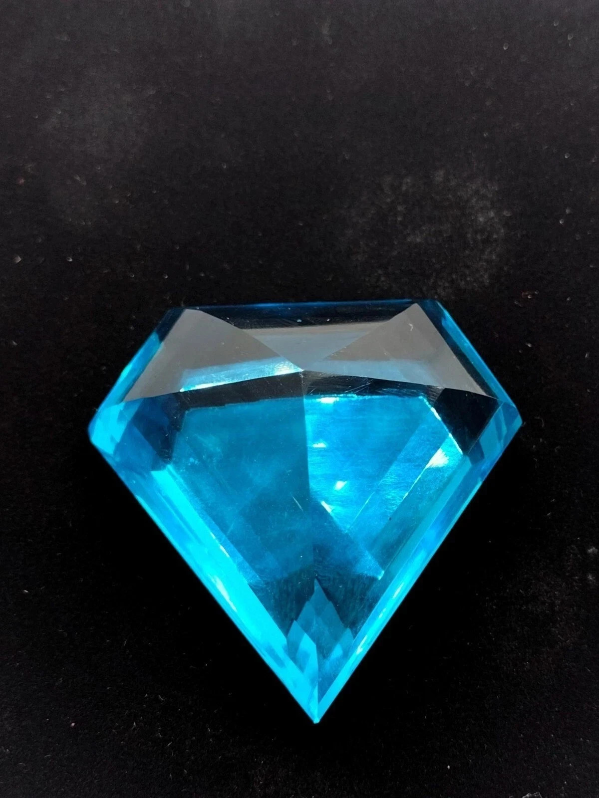 100.50 Ct Natural AAA Brazilian Blue Topaz Fancy Cut Loose Gemstone Certified