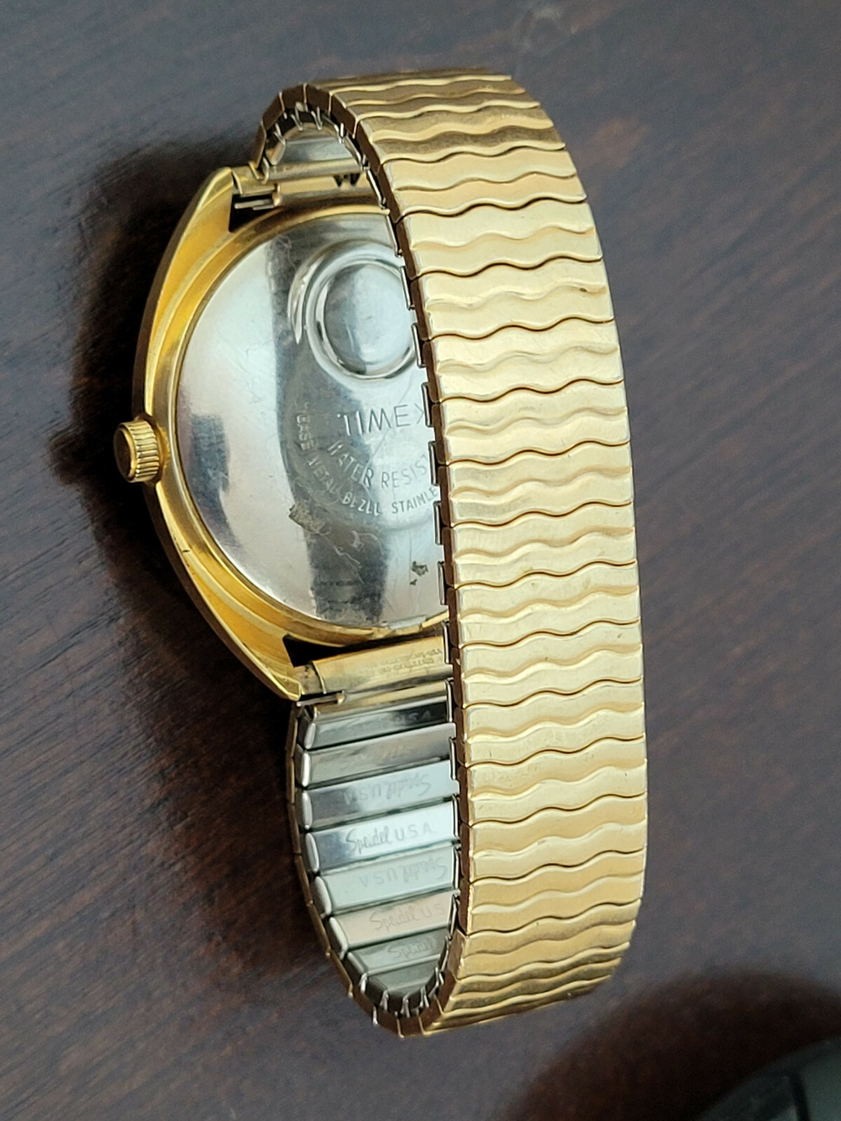 VERY FINE VINTAGE TIMEX ELECTRIC DYNABEAT DAY/DATE WRIST WATCH VERY CLEAN WATCH