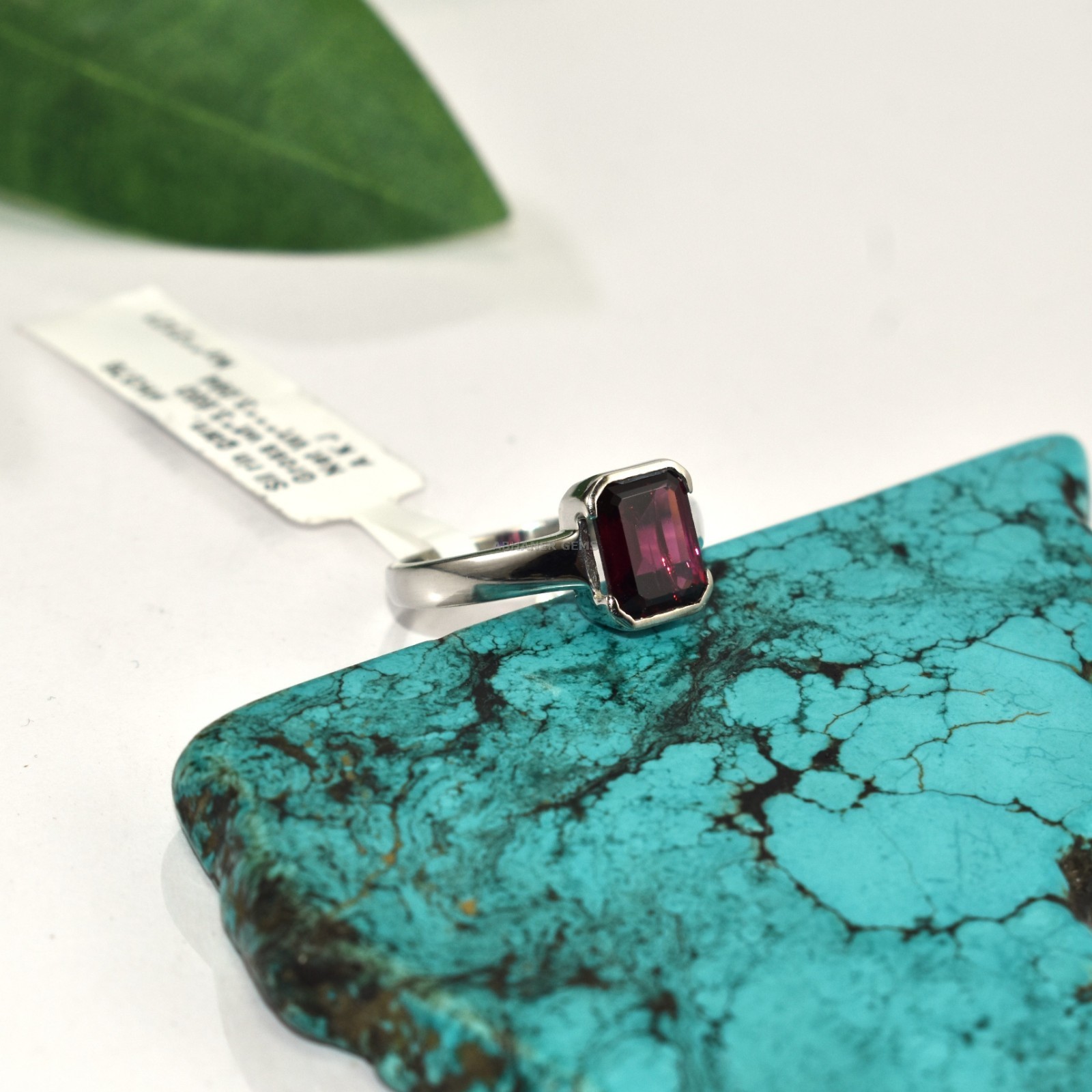 Gorgeous Garnet 925 Sterling Silver Ring Innovative Classic Handmade Jewelry