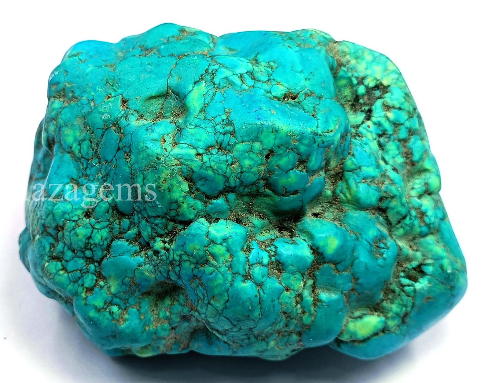 3542Ct Natural Sky Blue Turquoise EGL Certified Tumble Rough Loose Gemstone 5ARO