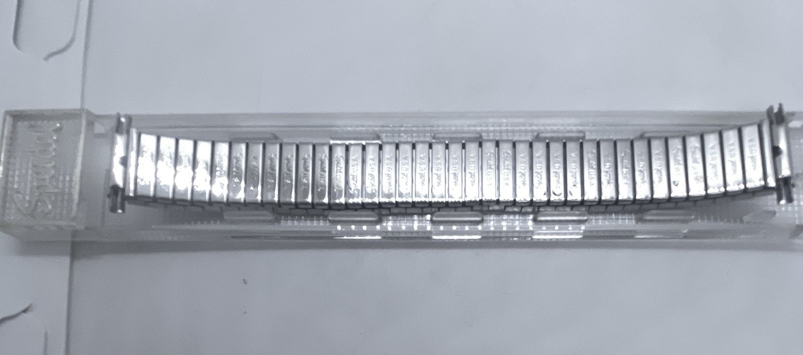 NOS SPEIDEL USA Twist-O-Flex RADIAL Silver Expansion Band 17-22mm Lugs – 5-7/8”L