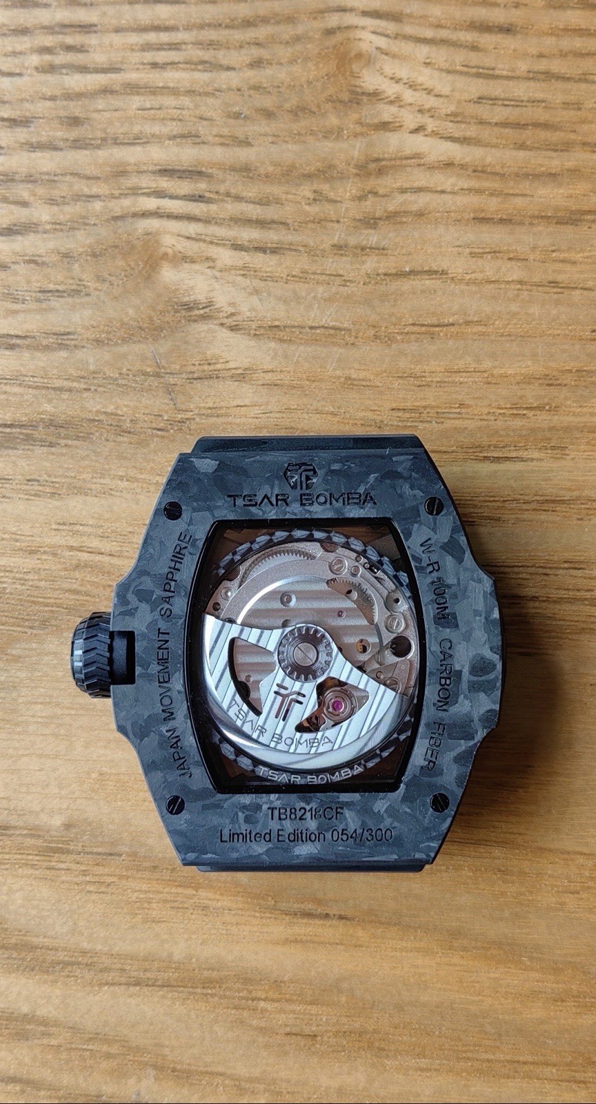 TSAR BOMBA Atomic Watch Interchangeable FULL CARBON FIBER EDITION (54/300) RARE