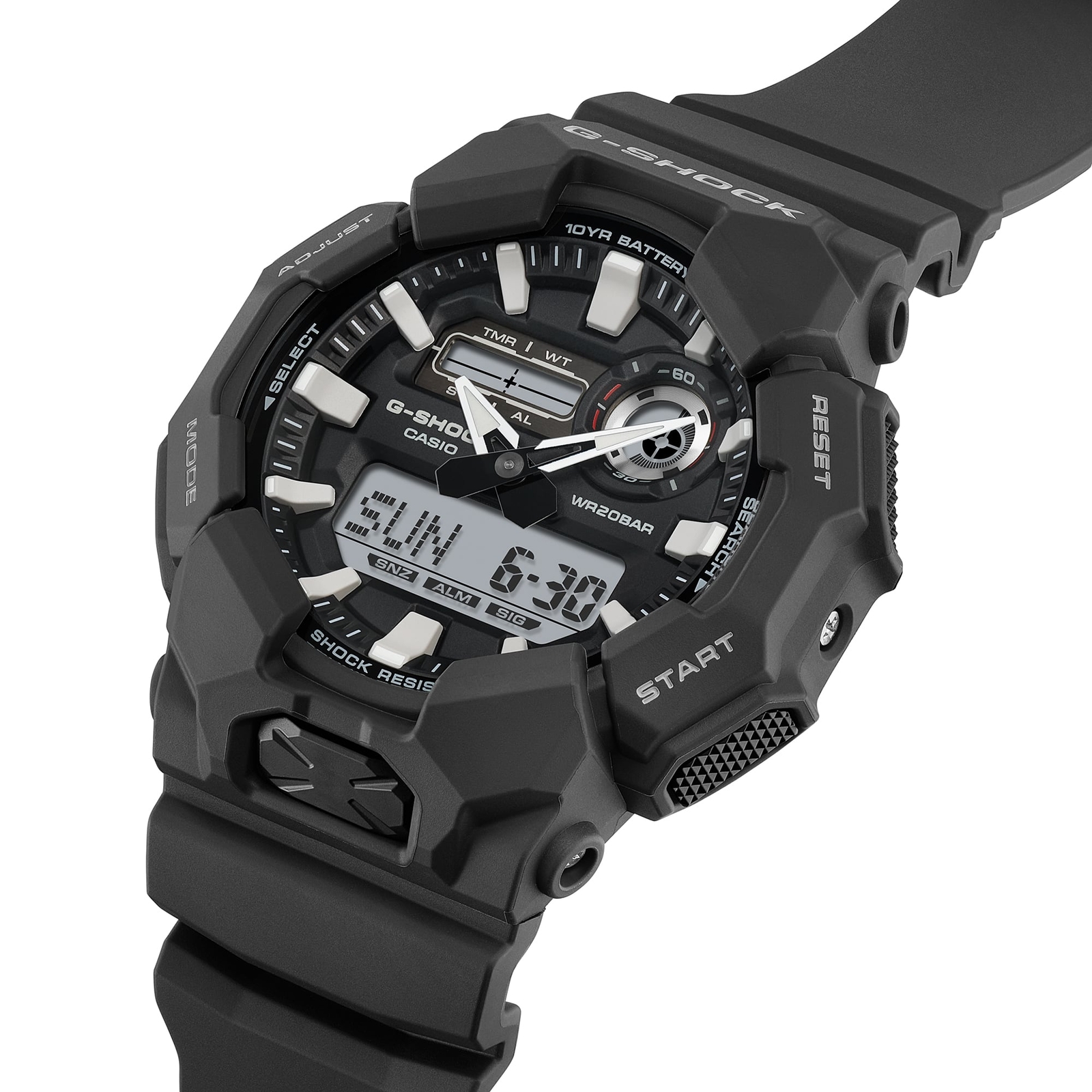CASIO G-SHOCK GA-010-1AJF Carbon Big Case Analog Digital Watch Black 51.9mm