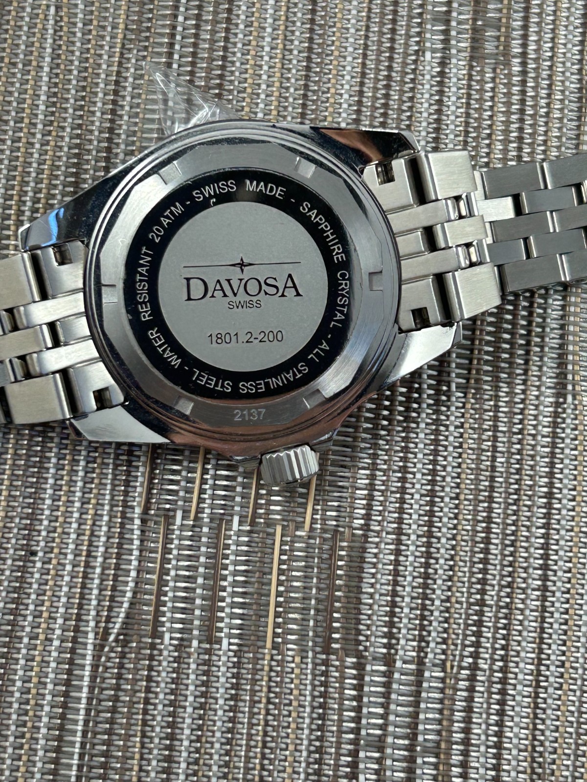 Davosa Ternos Green Ceramic 16155570 Swiss Automatic Diving200m with 2 Bracelets