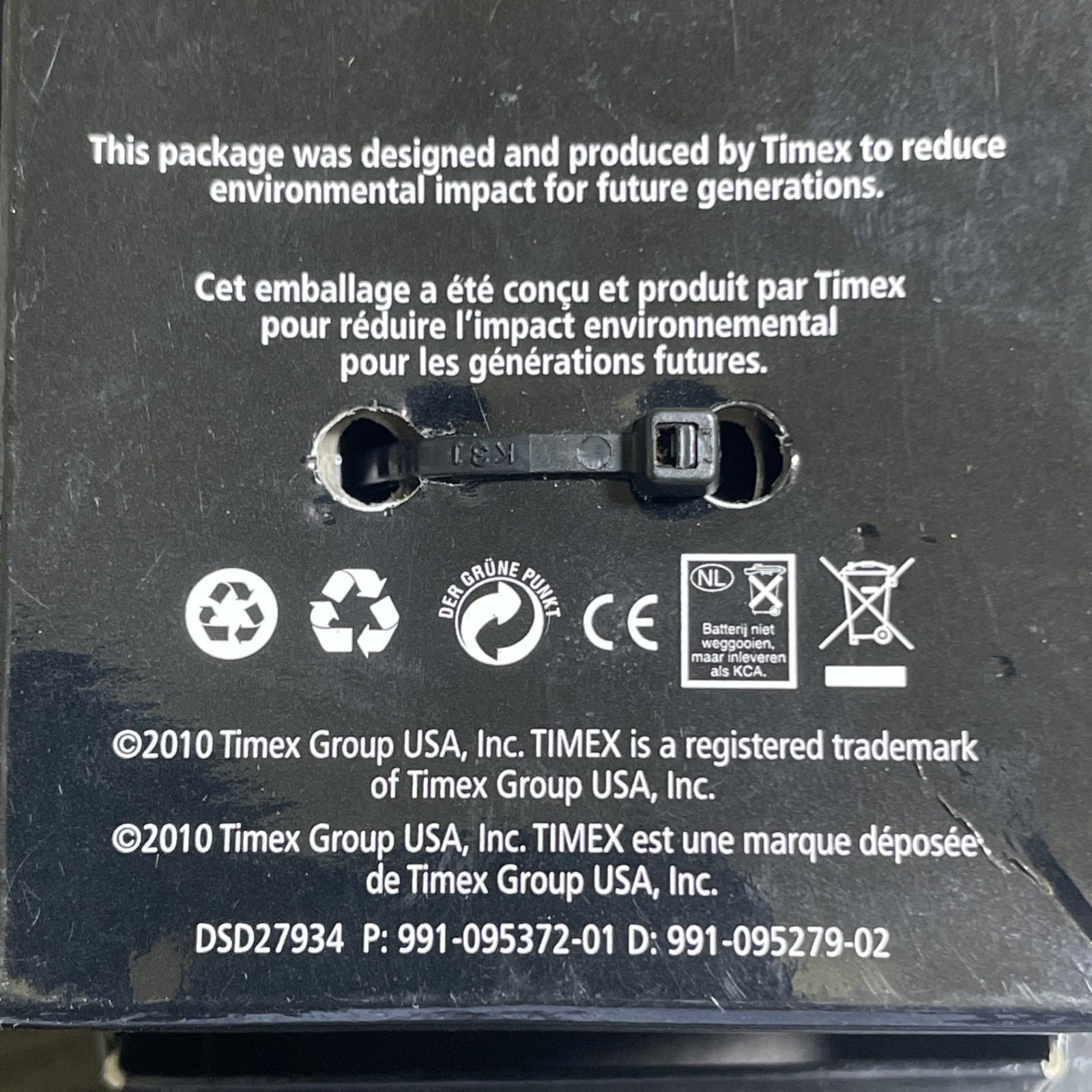Timex Easy Reader T2H371 Women’s Indiglo Date Watch Box Not Running