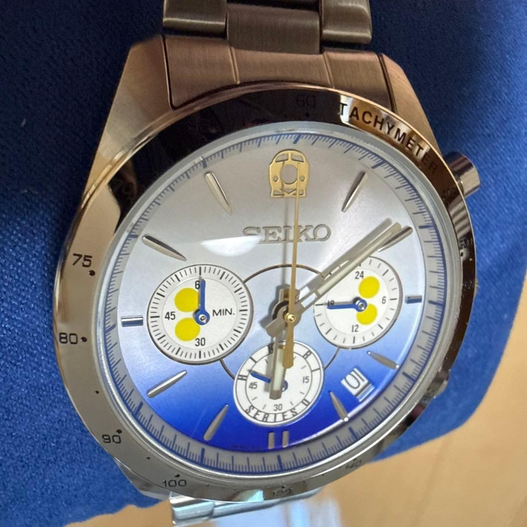 SEIKO Shinkansen 0 Series Hikari Watch Limited 5000 Chronograph New Japan