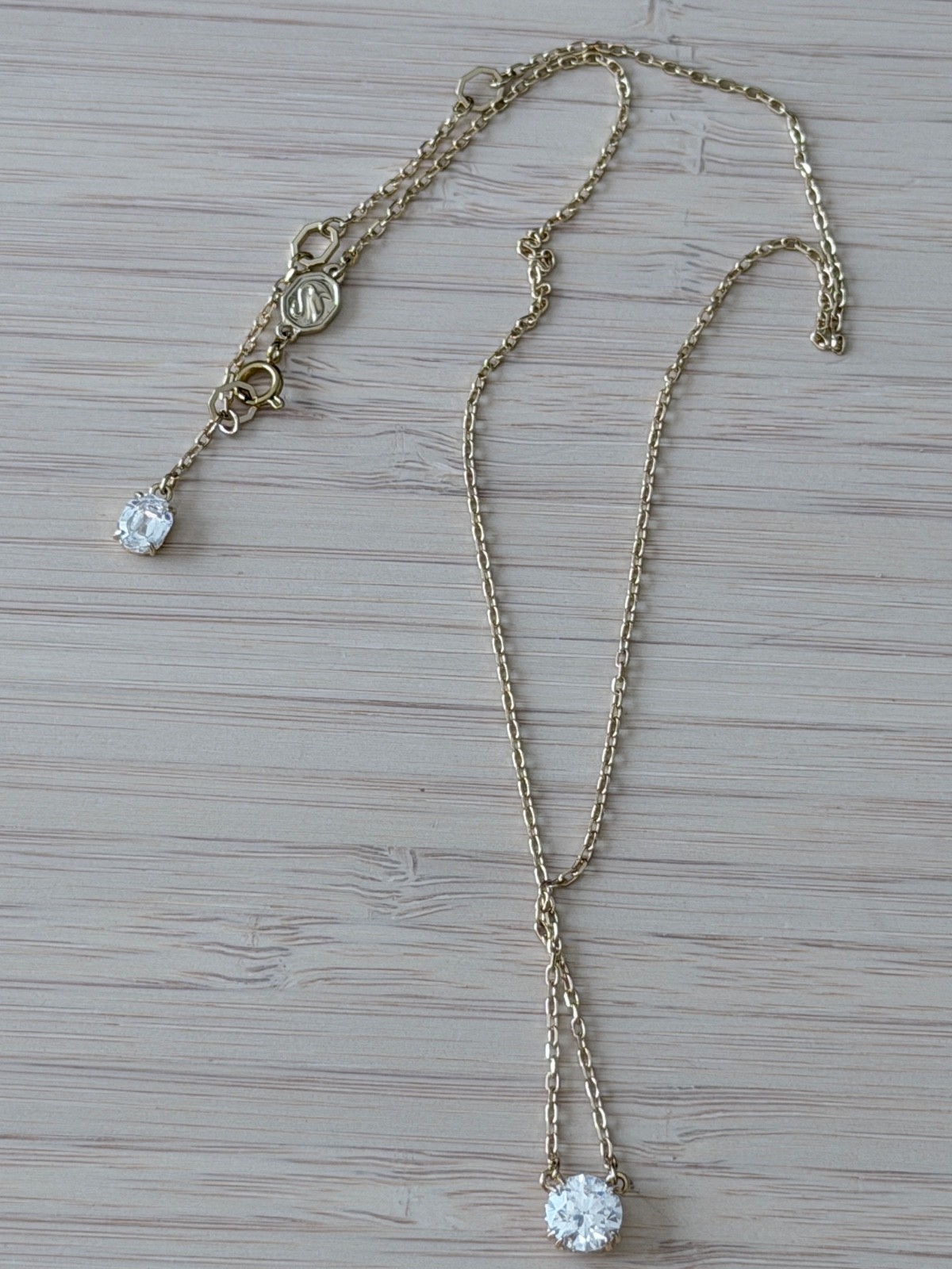 Swarovski Stilla Pendant Necklace 18K Gold Plated