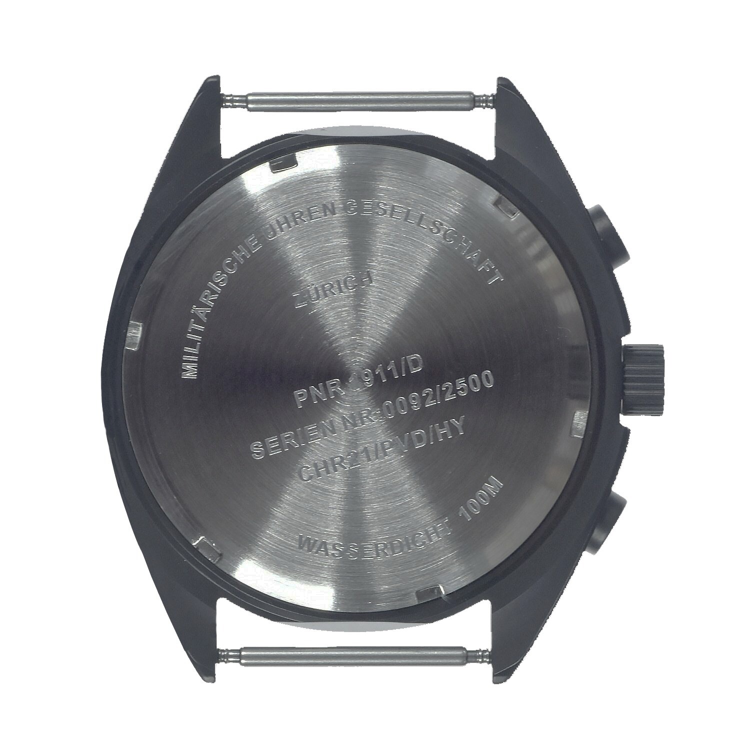 MWC Mecha-Quartz Hybrid PVD Military Pilot Chronograph | Sapphire Crystal | 100m