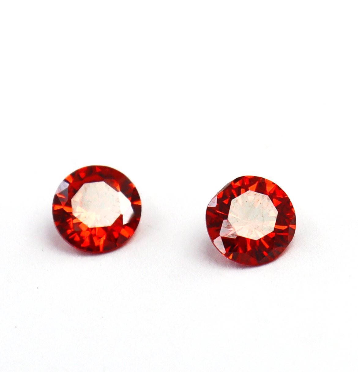 2.80 Ct Certified AAA+ Quality Natural Orange Sapphire Loose Gemstone Round Cut