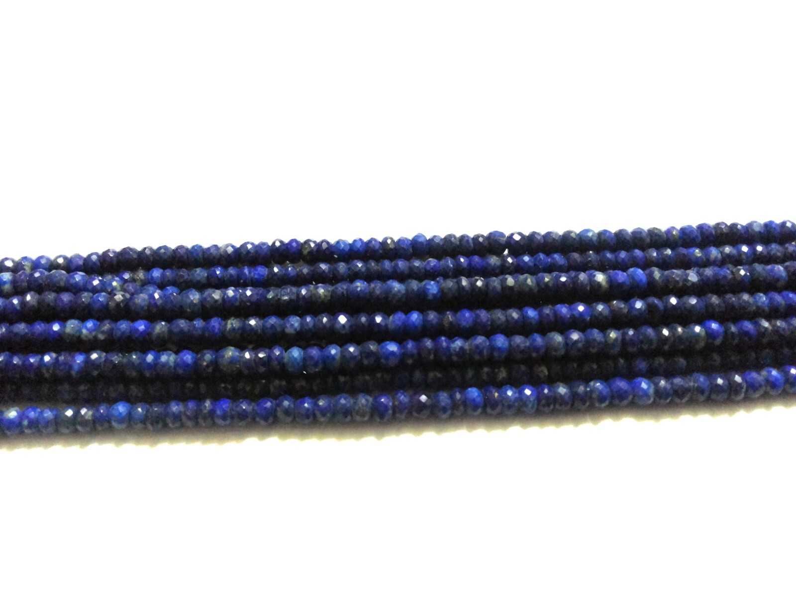 1 Strand Natural Lapis Lazuli Rondelle Faceted 5-6mm/6-7mm/7-7.5mm Beads 10″inch