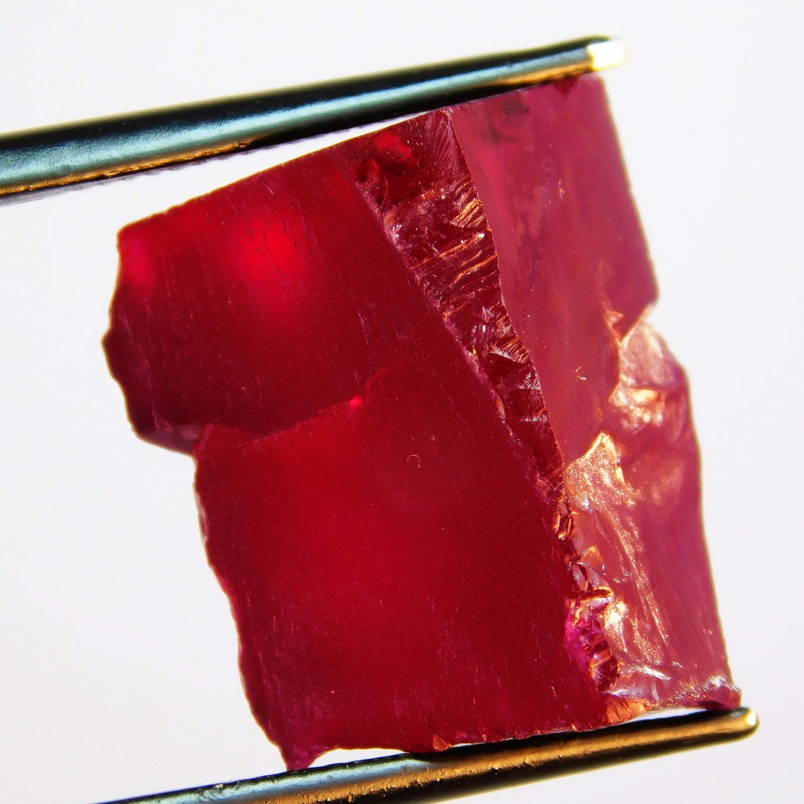 Natural Certified 18.70 ct. Uncut and Raw Red Sapphire Rough Loose Gemstone