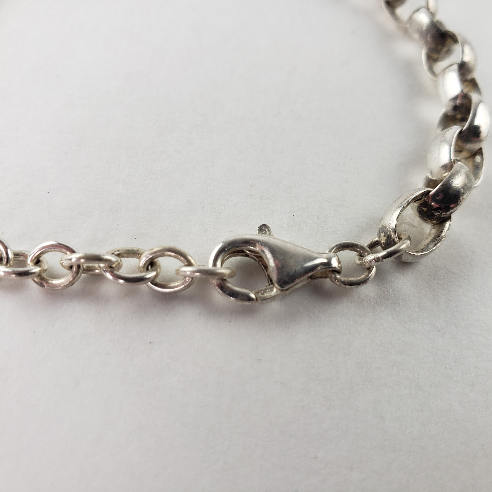 Sterling Silver Tennis Bracelet 9.0-7.5 in 20.3g [7611]