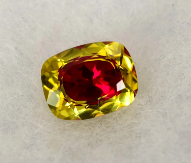 Natural Sapphire Pitambari 16.02 Ct Cushion Shape GIE Certified Loose Gemstone