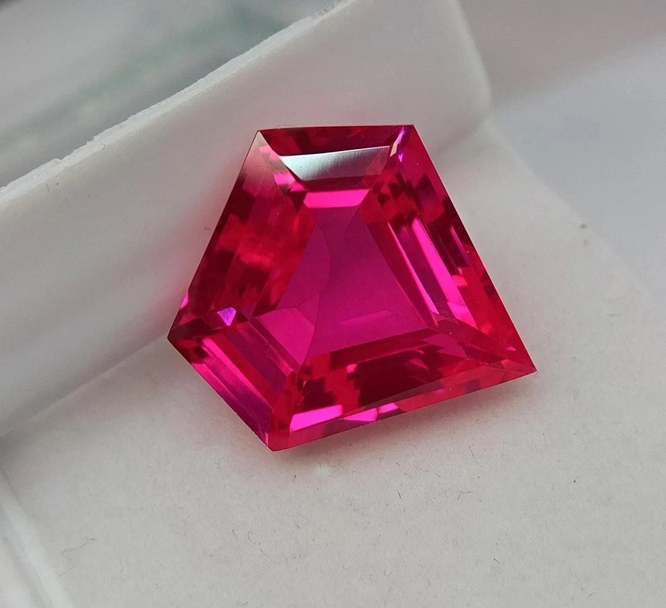 10 Ct Natural Pink Sapphire Faceted Ceylon Fancy Cut Certified Loose Gemstone