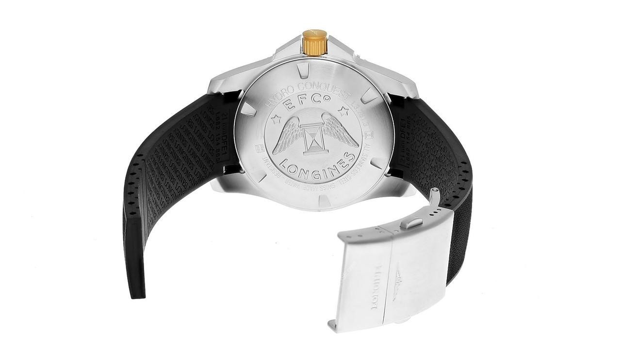Longines HydroConquest Automatic 41mm Black Rubber Men’s Watch L3.781.3.56.9