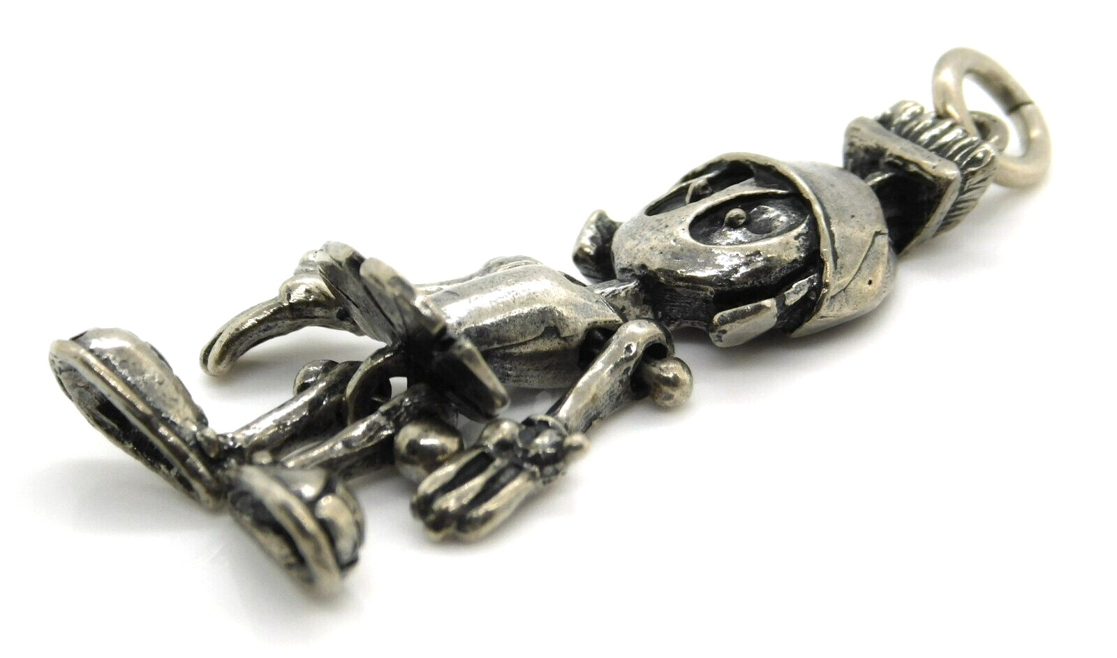 Warner Bros. 1994 925 Sterling Silver Marvin the Martian Articulated Pendant