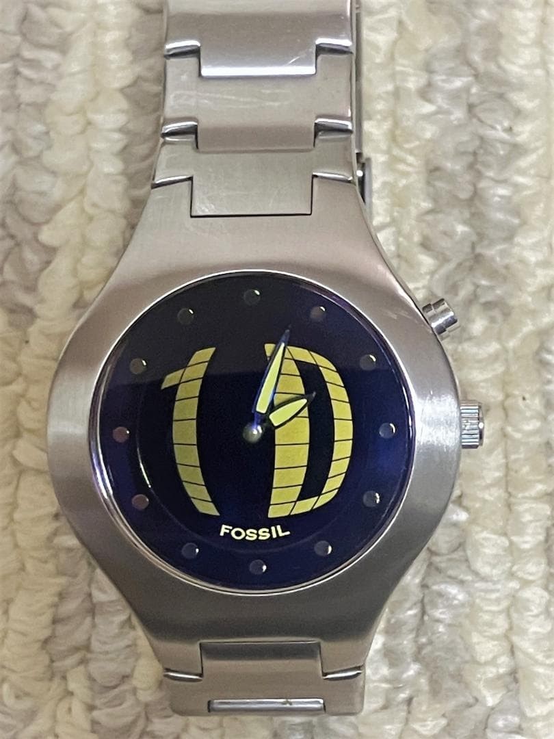 Fossil Big Tic JR8052 Analog Digital Hybrid Watch Mens Timepiece wrist 19cm
