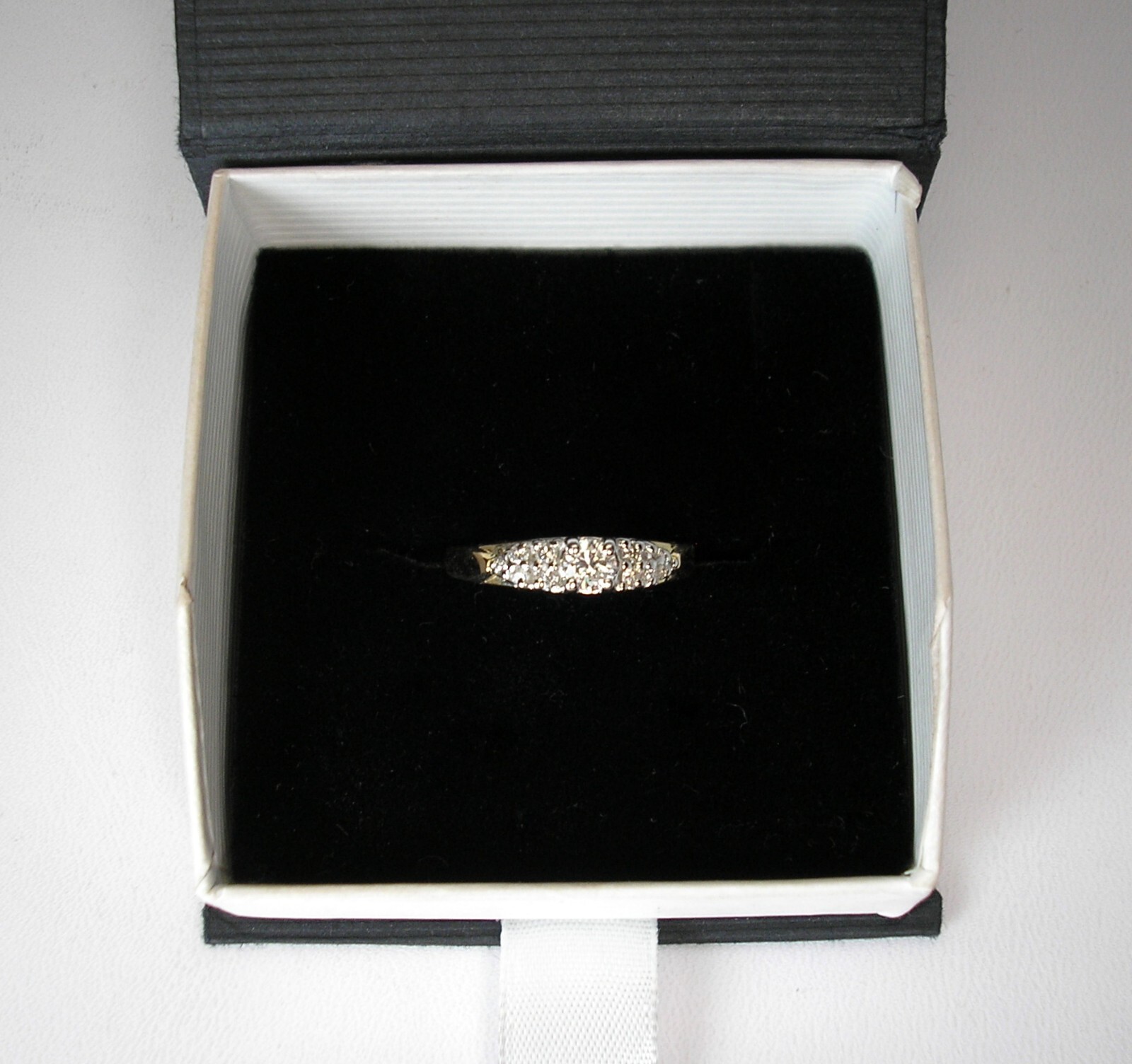 0.24 ct Round 0.43 cttw Natural Diamonds 14K Two-Tone Gold Ring Was $1,395 Video