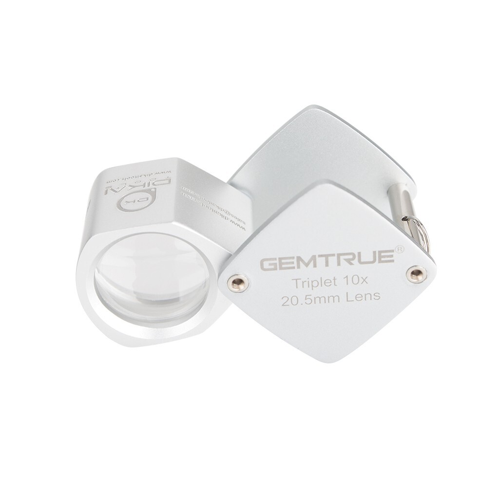 GemTrue Professional 20.5mm 10x Triplet Diamond Loupe Jewelers’ Magnifying Tool