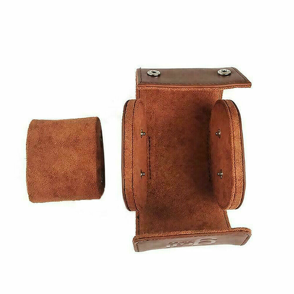 Single# Watch Roll Travel Case Leather Watch Storage Organizer Wristwatches Box