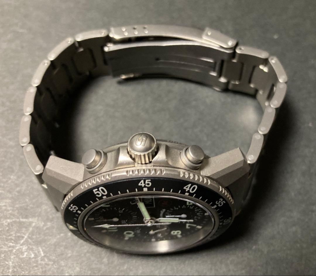 [Serviced] Sinn 103 Ti Ar on Bracelet Chronograph Automatic Val. 7750 Titanium