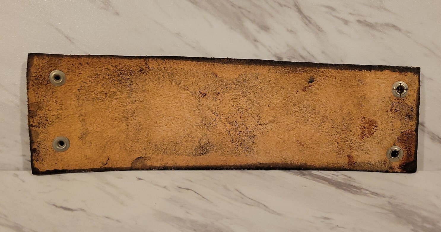 Vintage AC DC Leather Bracelet/ Wristband