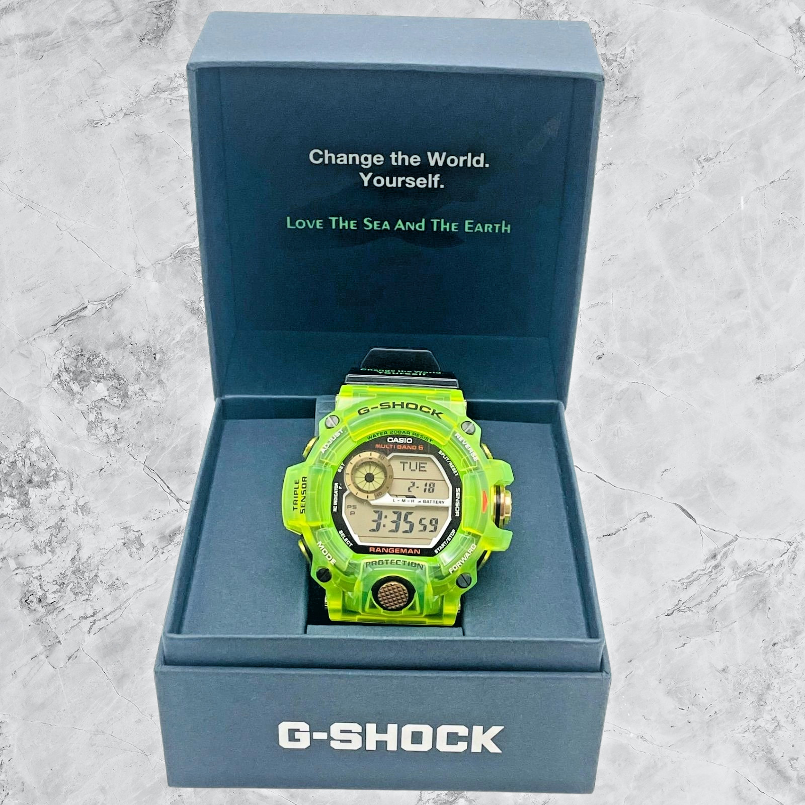 Casio G-Shock Rangeman GW-9407KJ-3JR Solar Watch Love Sea And The Earth 93g