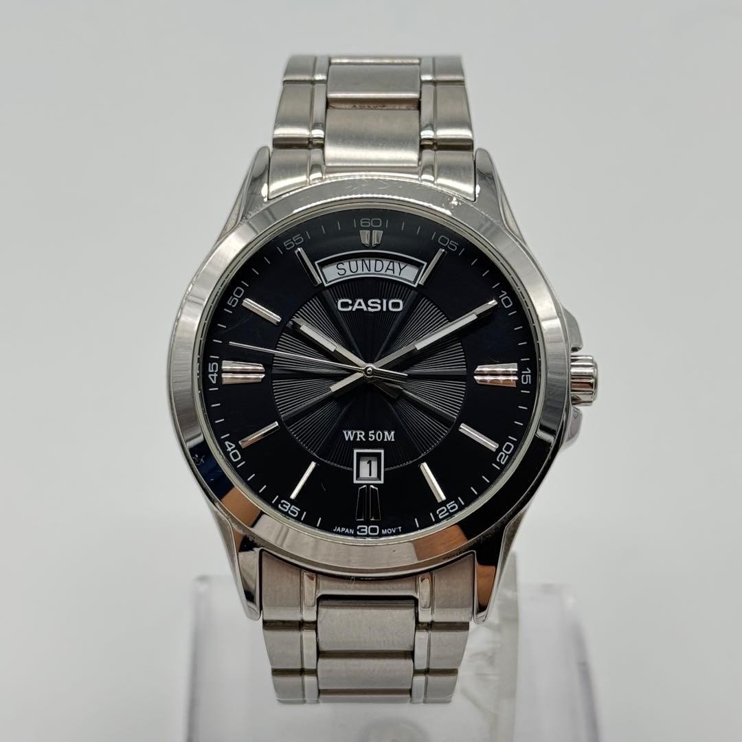 CASIO Men’s Watch, Brand New Battery, Mint Condition, Cheap Casio MTP-1381,