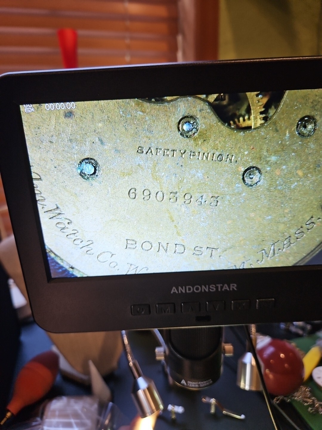 Waltham Model 1884 Grade Bond St. 14S 7J WATCH MOVEMENT- For Repair