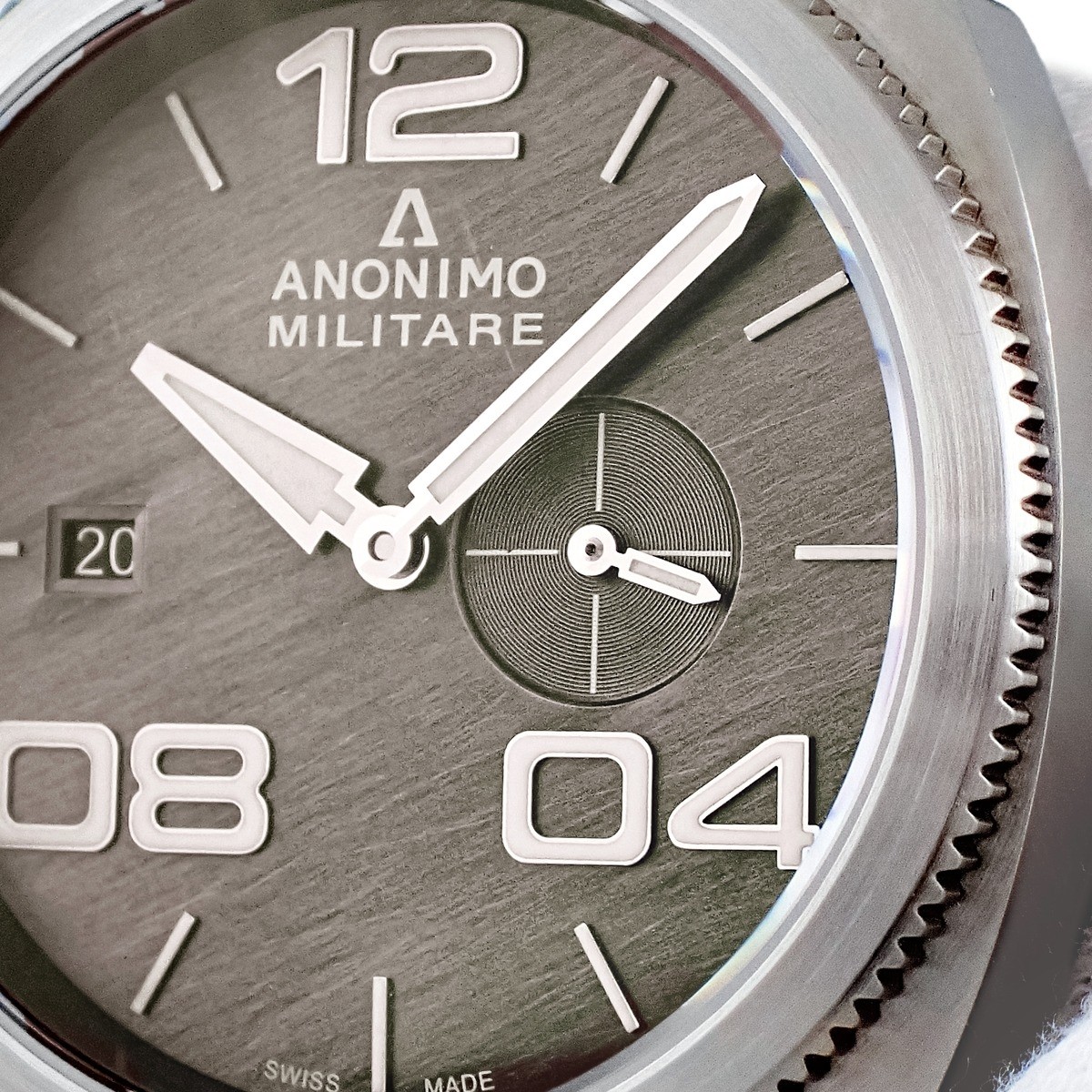 ANONIMO Military Classic AM-1020.01.002.A02 Completely serviced, gray, sma