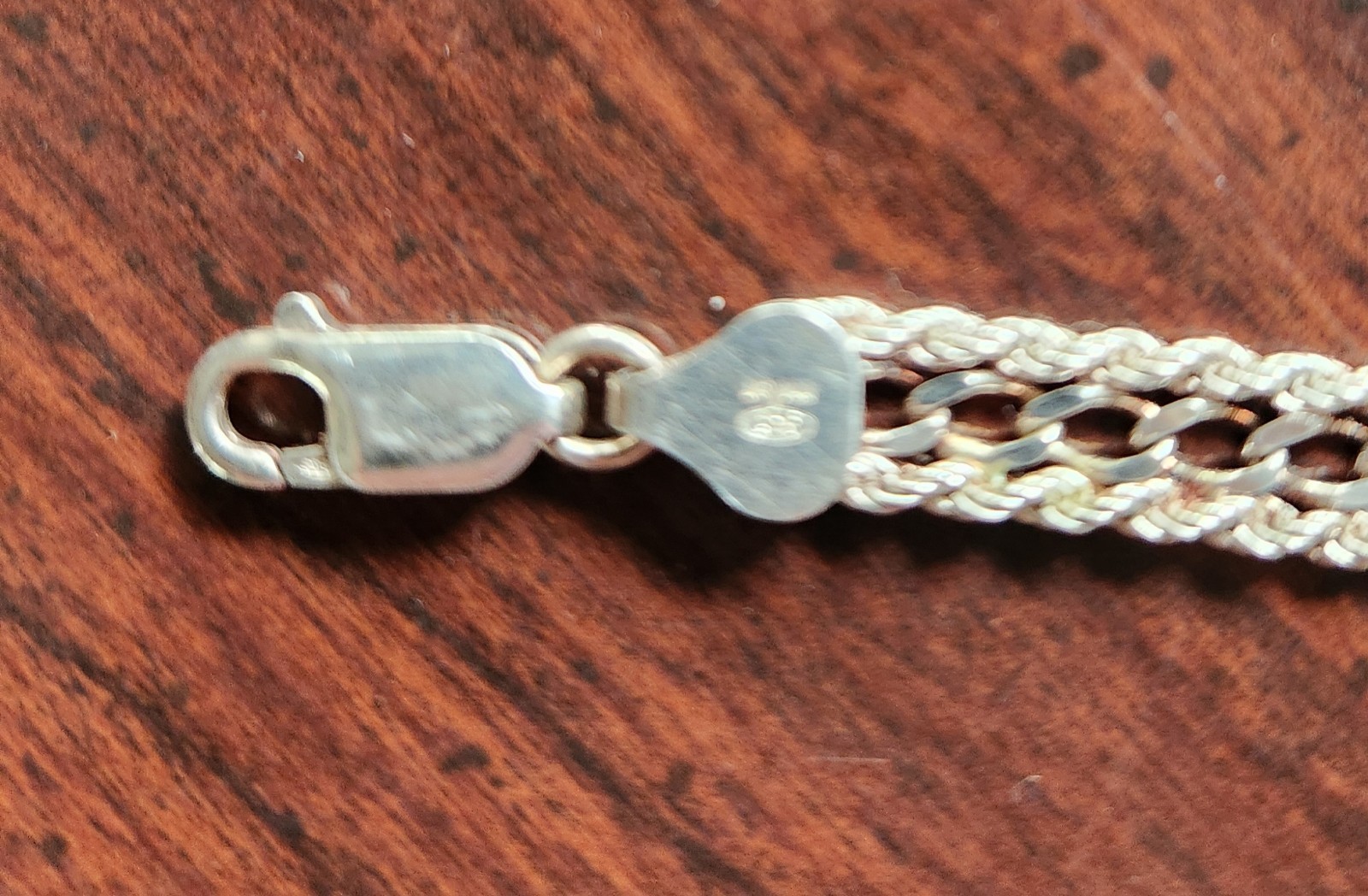 Milor 925 Sterling Silver Bracelet Italy 7 grams 7 1/2 Inches